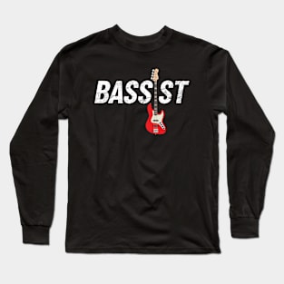 Bassist J-Style Bass Guitar Long Sleeve T-Shirt